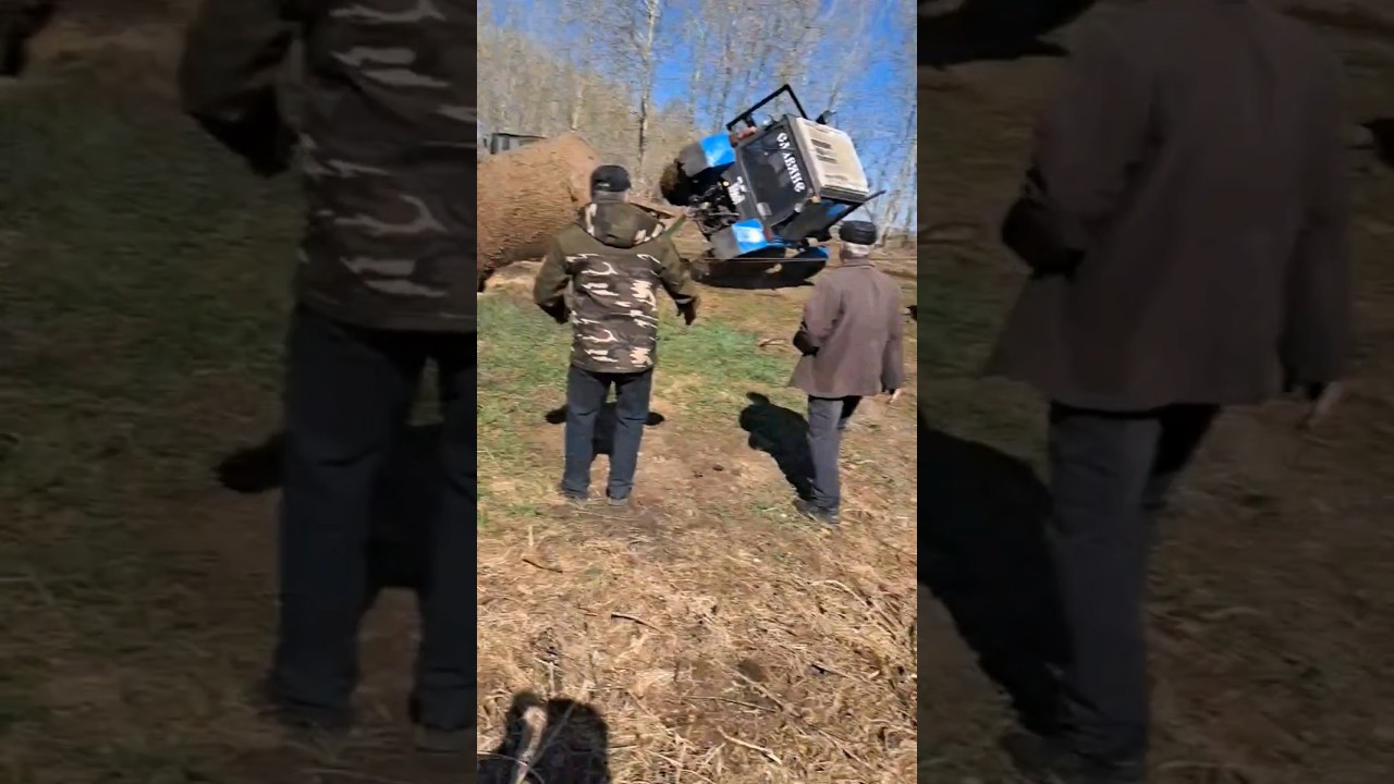 removing trapped tractor goes wrong.