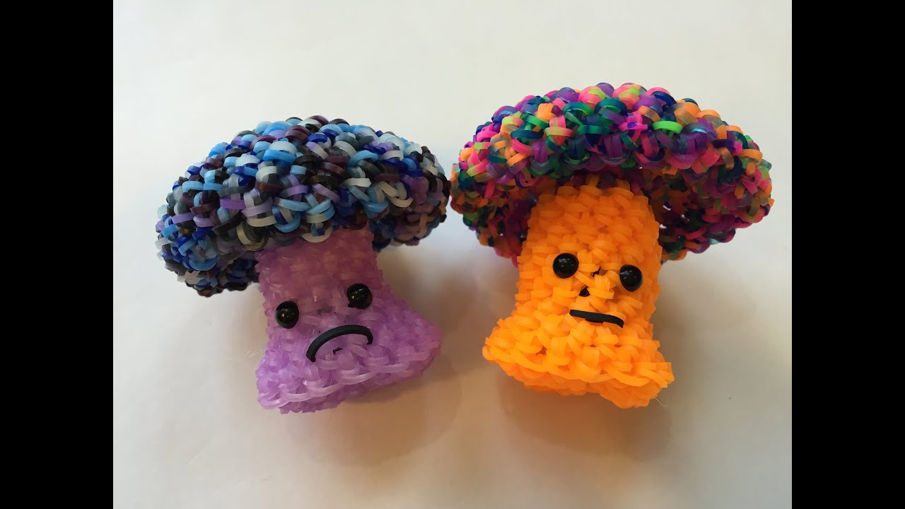 Mushroom Tutorial Rainbow Loom Kawaii Loomigurumi/Amigurumi Hook Only