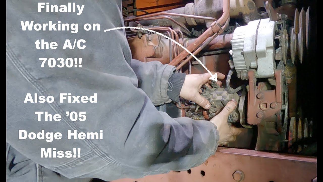Allis Chalmers 7030 Injection Pump Removal & Install