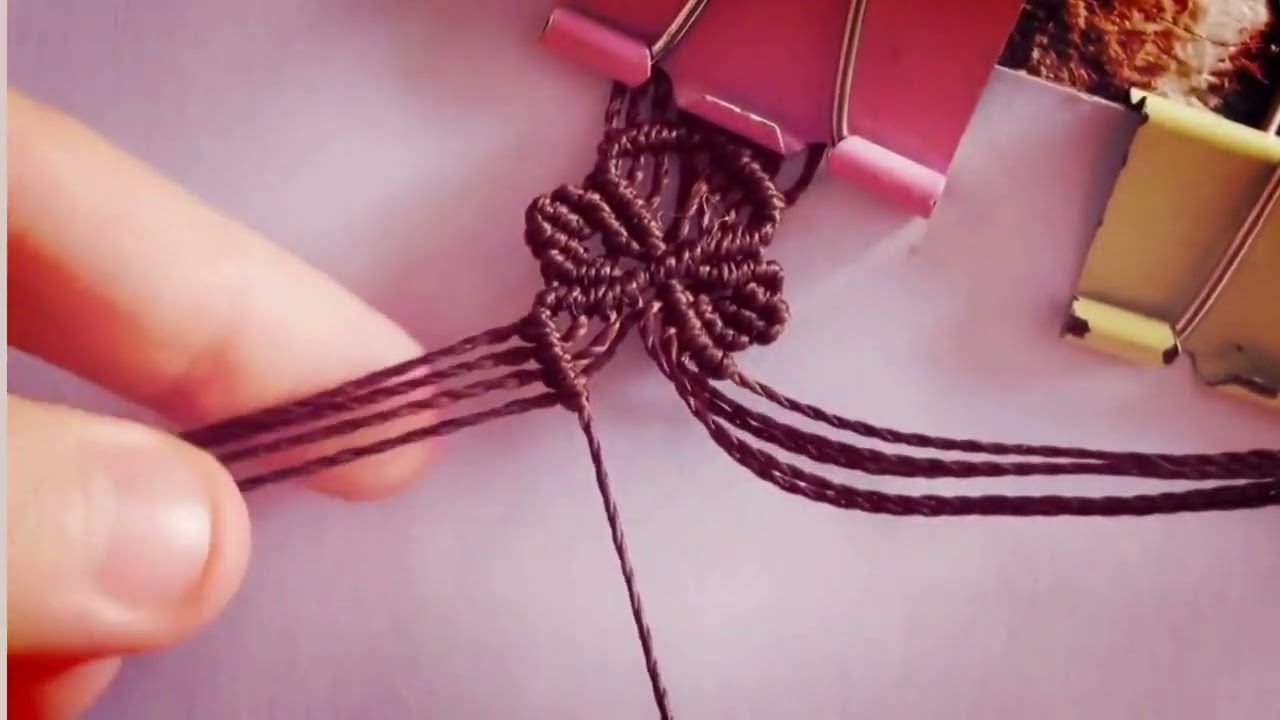 PULSEIRA DE MACRAME - passo a passo  #pulseira #macrame