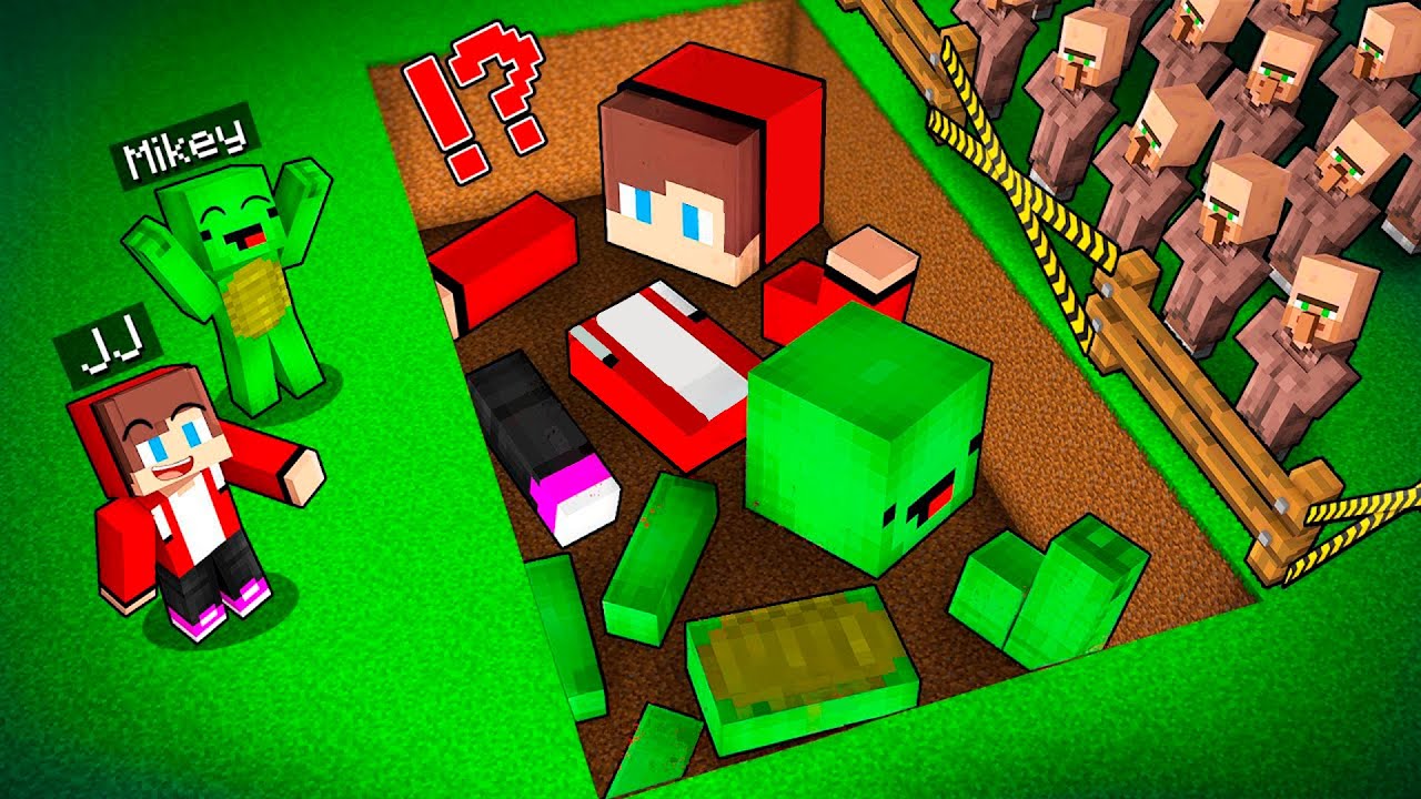 Who Buried GIANT JJ and Mikey ALIVE in Minecraft Challenge - Maizen