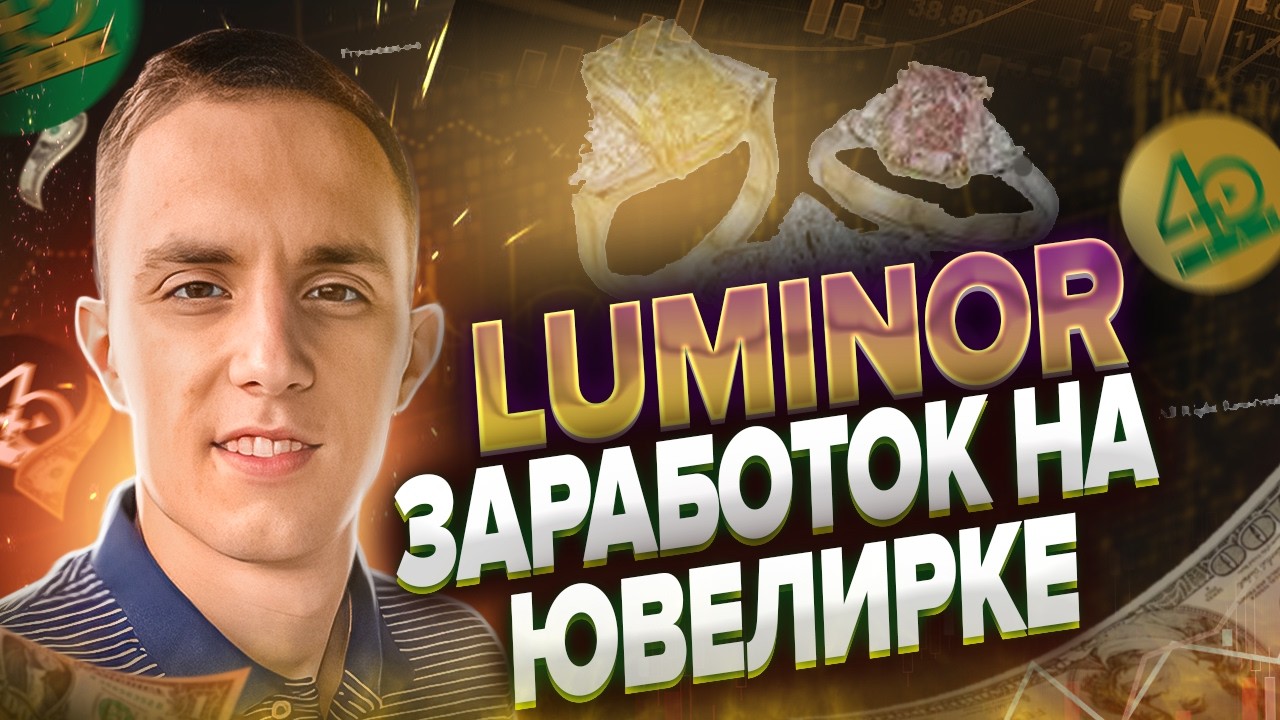 LUMINOR ЗАРАБОТОК на ювелирке | ЗАРАБОТОК В ИНТЕРНЕТЕ 2026 | пассивный доход