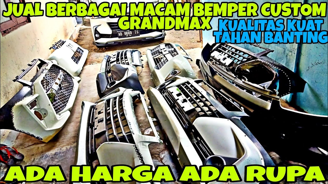 JUAL BERBAGAI MACAM BEMPER MODIFIKASI GRANDMAX || BEMPER CUSTOM MODIFIKASI GRANDMAX BERBAGAI MACAM