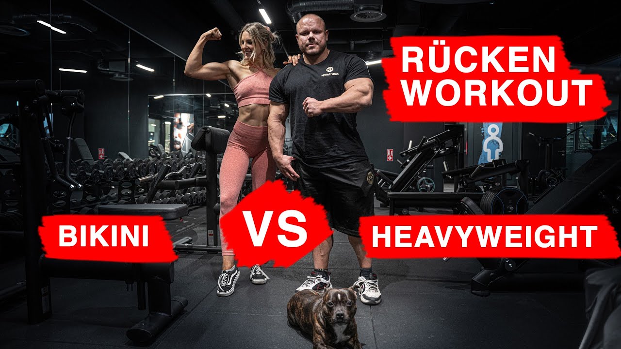KOMPLETTES RÜCKEN TRAINING mit MASCHINKA | BIKINI vs HEAVYWEIGHT Training | Beste Rückenübungen