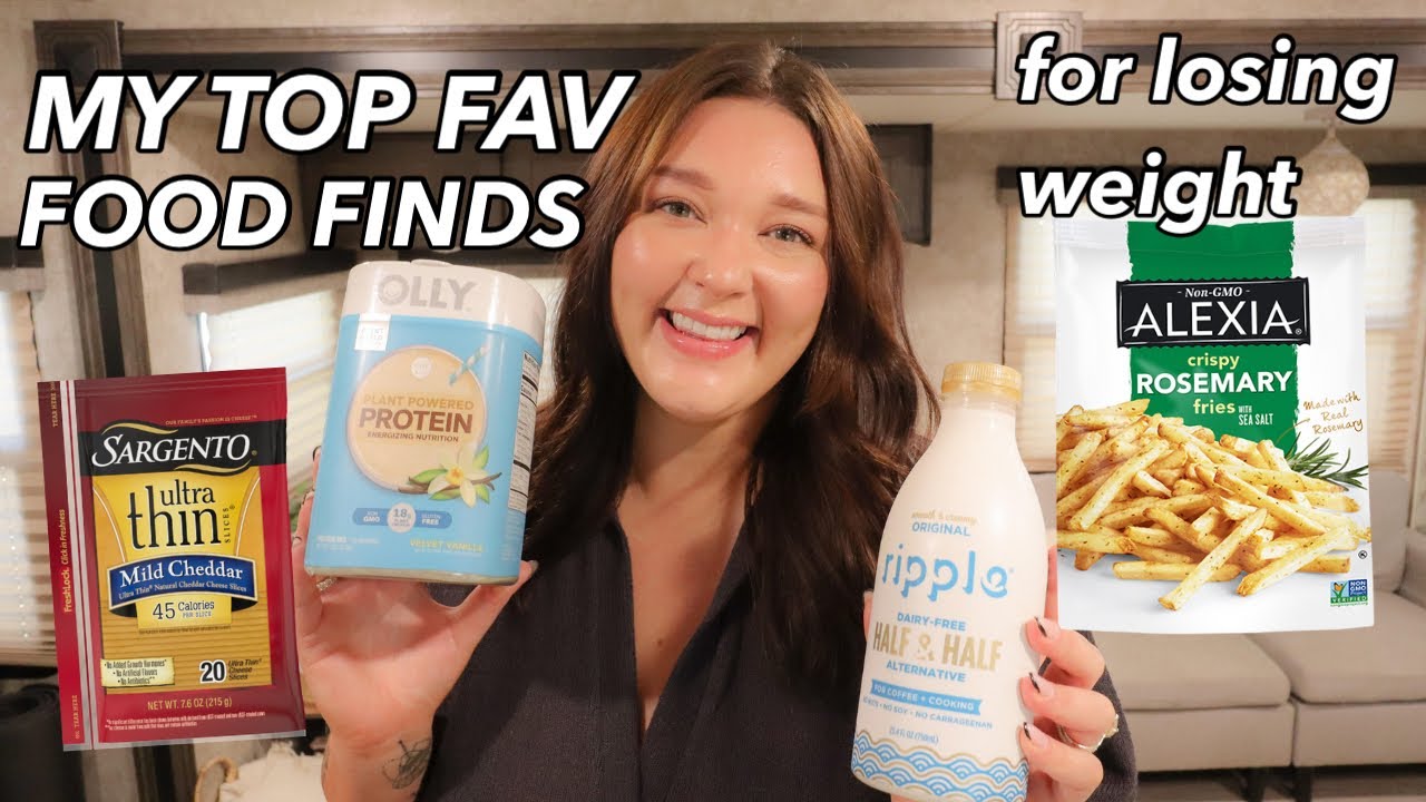 CURRENT FAVORITE FOOD PRODUCTS THAT HELP ME LOSE WEIGHT! EATING FOODS I LOVE IN A CALORIE DEFICIT