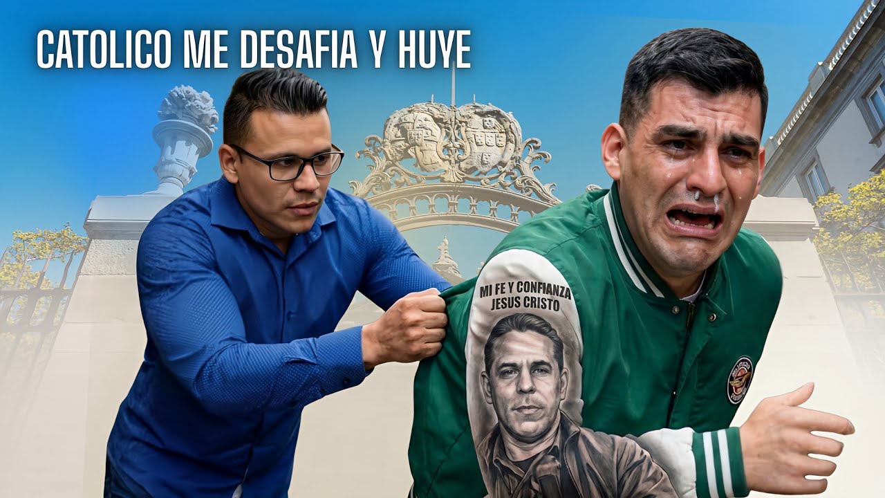 ¡Católico amenaza a cristiano Evangelico !