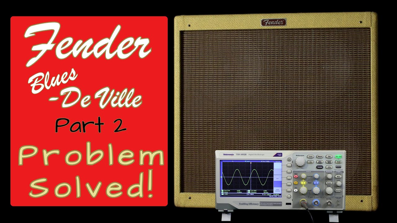 Fixed! Now this 1990s Fender Blues Deville Sounds Great.