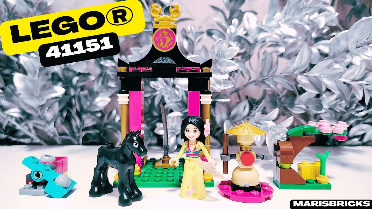 Training for Battle with Mulan & Khan! ⚔️ LEGO Disney 41151 Mulan's Training Day