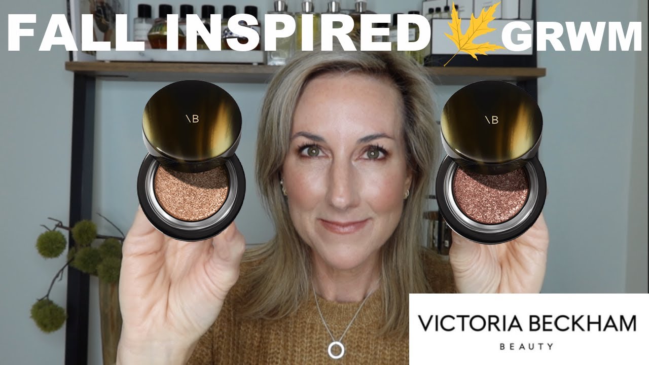 FALL INSPIRED 🍁 GRWM| FT. NEW! VICTORIA BECKHAM LID LUSTRE IN HONEY AND TEA ROSE | PLUS OTHER FAVES!