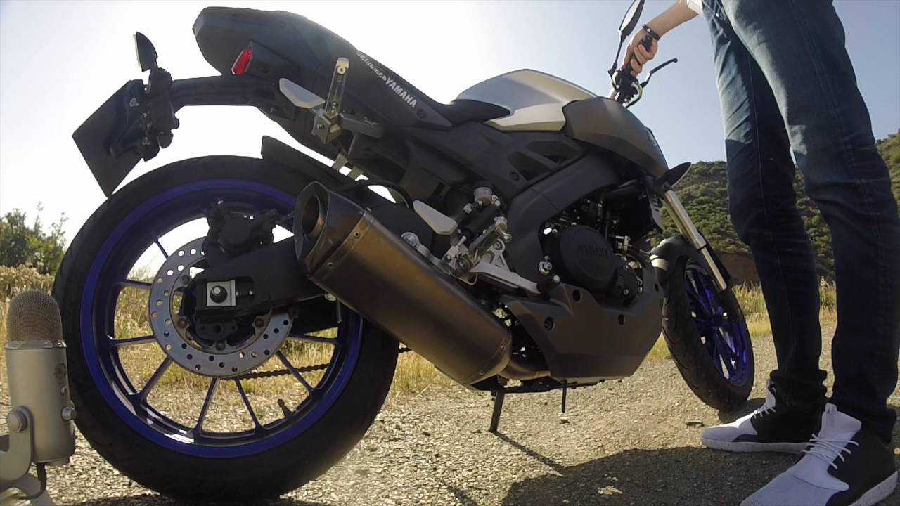 Yamaha MT-125 Akrapovic Exhaust - Video Check - HQ