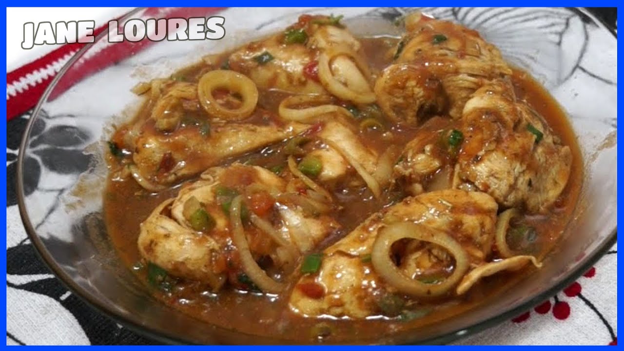 Frango cozido de domingo