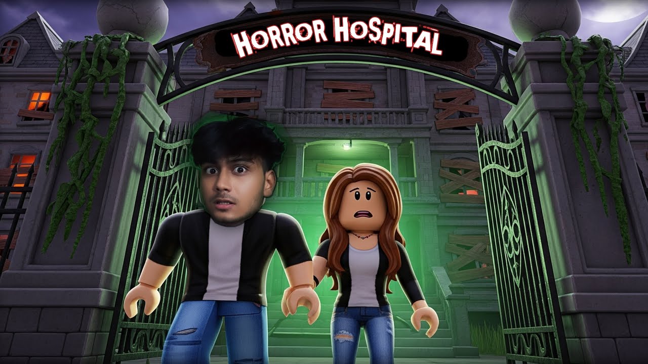 Playing HORROR HOSPITAL with My GF 😰| I Screamed | she vs Ghosts 