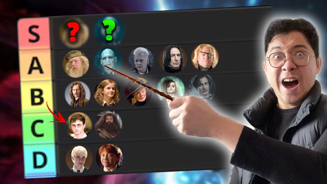 Xếp Hạng Sức Mạnh Pháp Thuật Của Mọi Phù Thủy Trong Harry Potter! (Tier List)