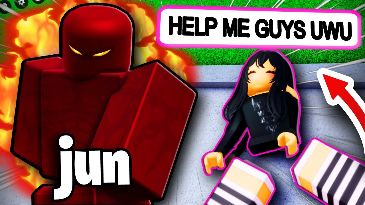 The MOST TOXIC WEIRD EGIRL I've HUMBLED With Broken JUN Combos..💀 | Legends Battlegrounds