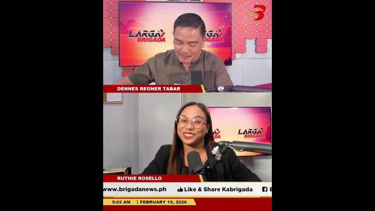 𝐋𝐀𝐑𝐆𝐀 𝐁𝐑𝐈𝐆𝐀𝐃𝐀 FEBRUARY 19, 2026 | THURSDAY 90.7 BRIGADA NEWS FM CEBU