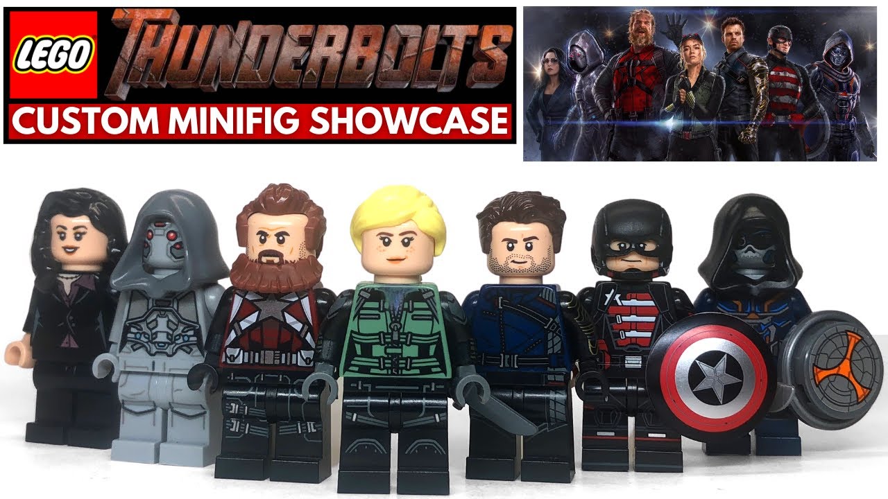 LEGO THUNDERBOLTS Custom Minifigure Showcase (Based Off D23 Concept Art)