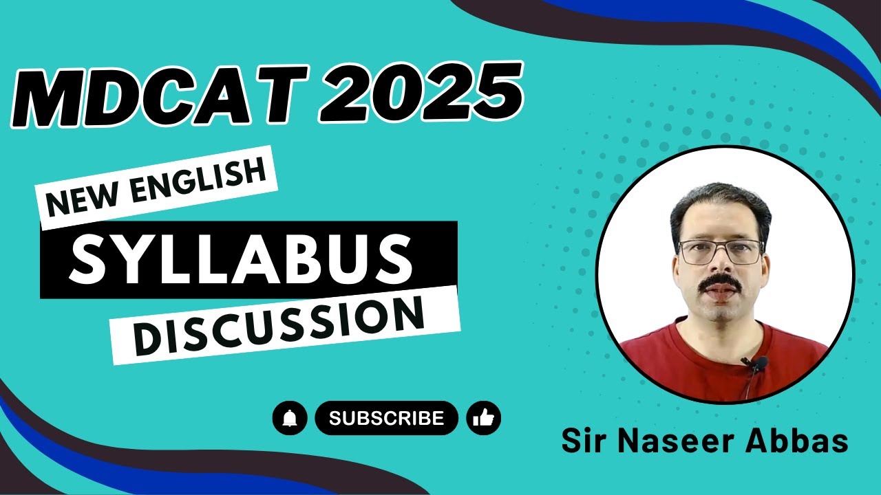 MDCAT English Syllabus EXPOSED What's REALLY Changing