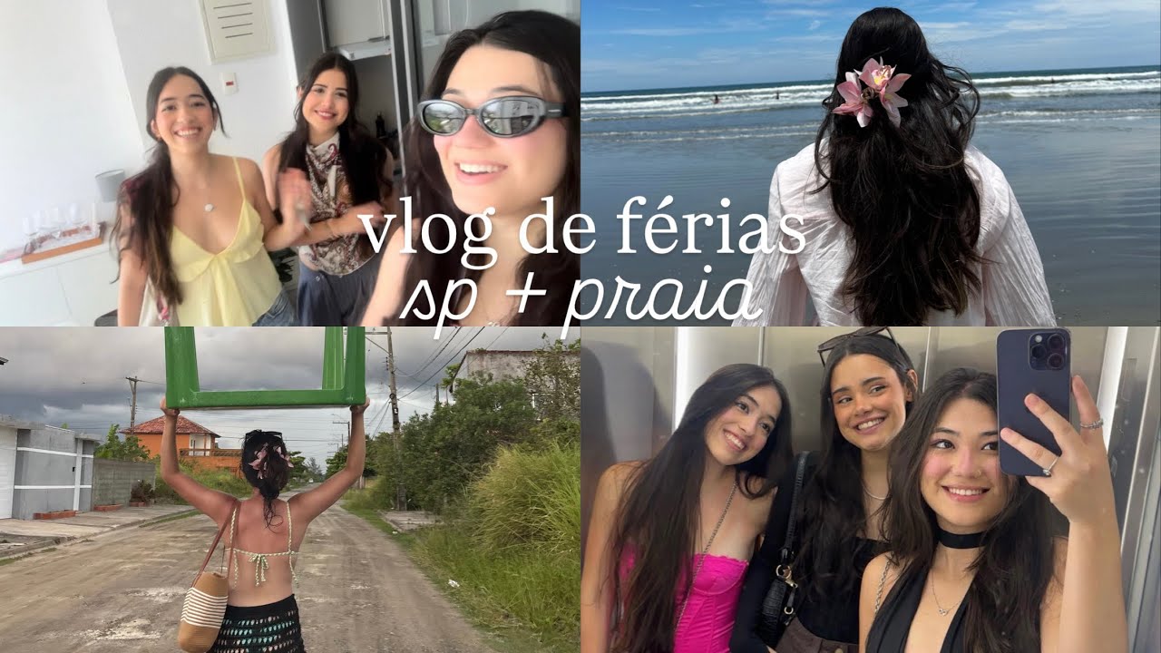 pov o mundo de vestibulandas de férias colidiu | vlog passeios em sp + praia 