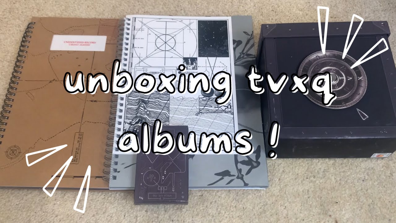 unboxing tvxq 20&2 albums !