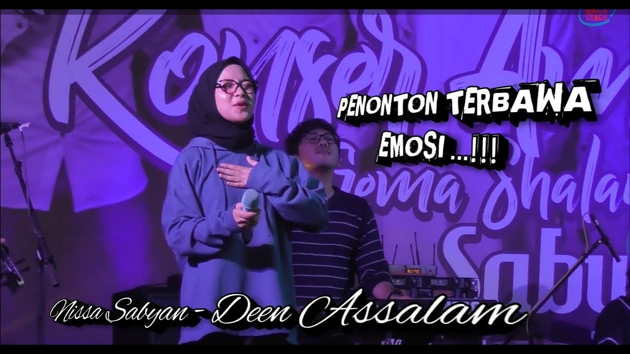 Nissa sabyan - Deen Assalam di lanjut ya maulana terbaru live Kebumen