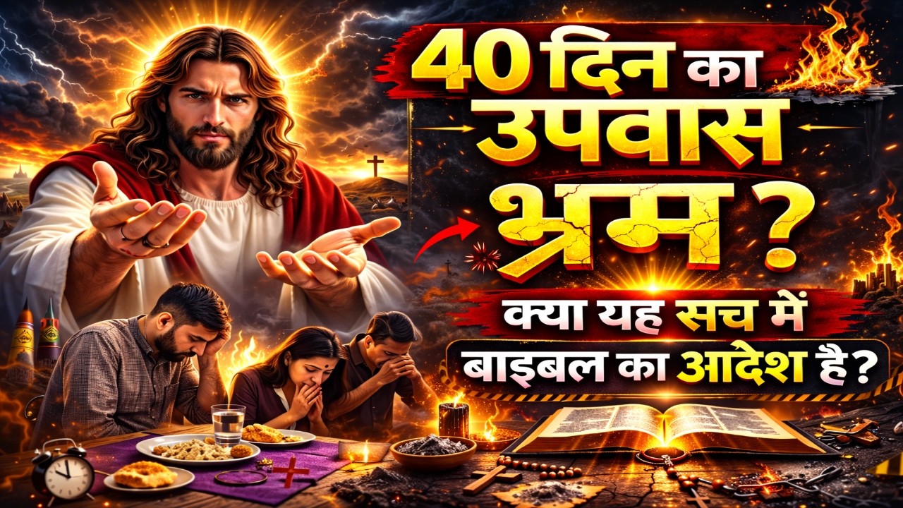 40 दिन का उपवास – सबसे बड़ा भ्रम? | क्या यह सच में बाइबल का आदेश है? | Yeshu Aane Wala Hai
