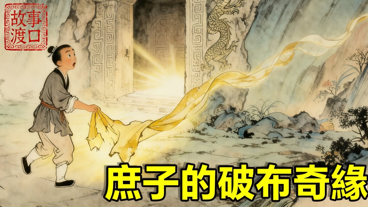 分家產時堂兄奪走祖傳玉佩，只扔給庶子只得一塊破布裹身，寒冬庶子裹布取暖，誰知破布發金光，帶庶子尋得前朝寶庫！【故事渡口】#善有善報 #故事分享 #民間故事