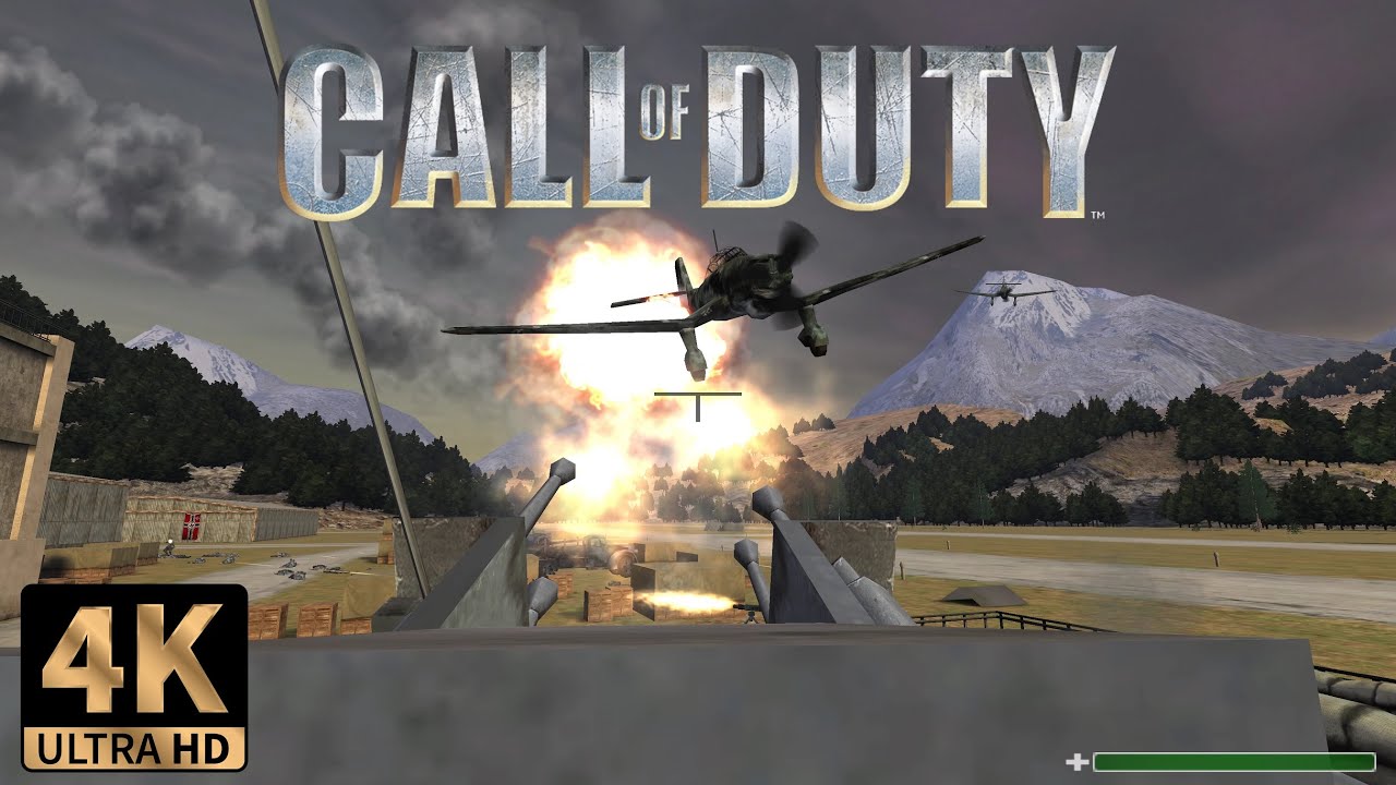 Call of Duty (2003) | #13 Airfield Escape | PC Gameplay 4K