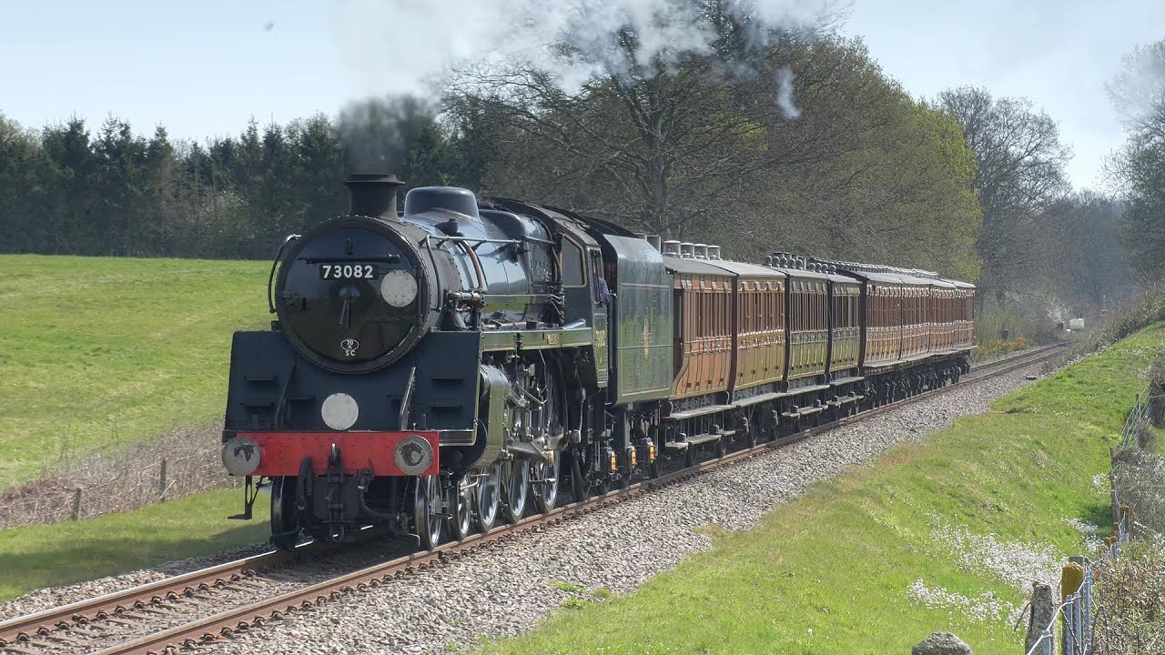 Springtime Steam at the Bluebell Railway | 73082 Camelot returns with a chime - 08.04.25