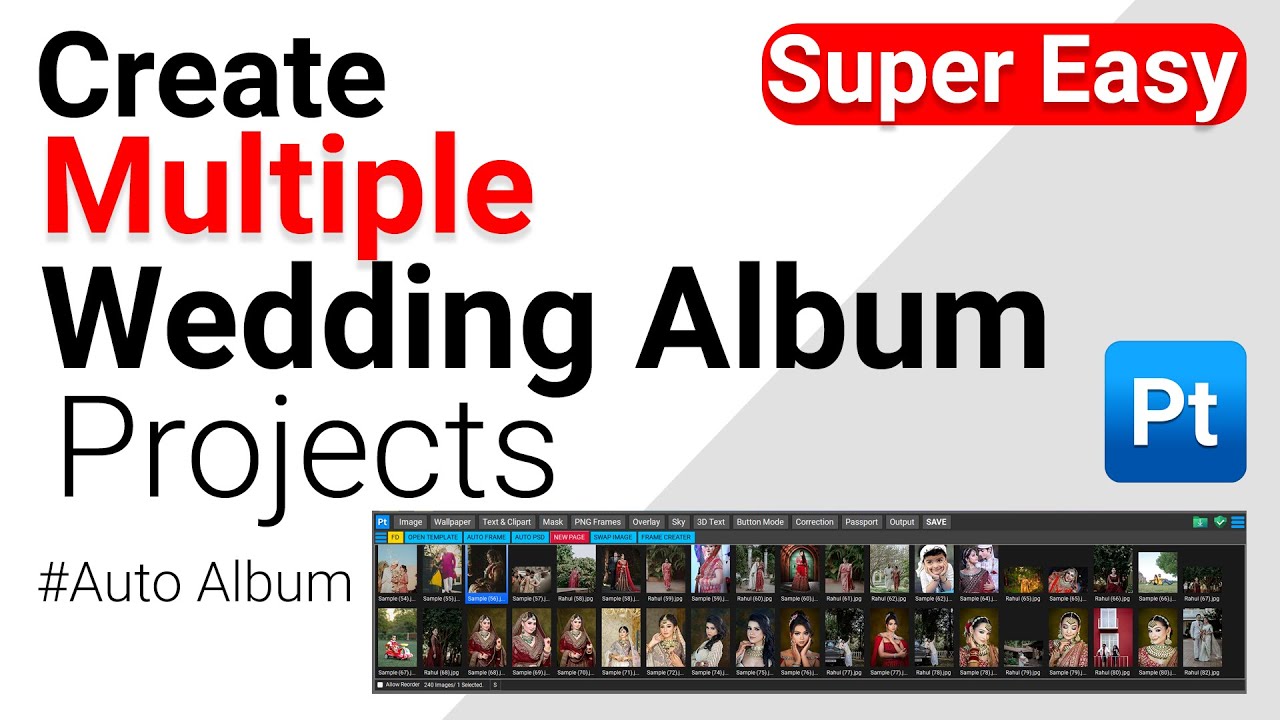 Wedding Album Projects...Super Fast...Super Easy