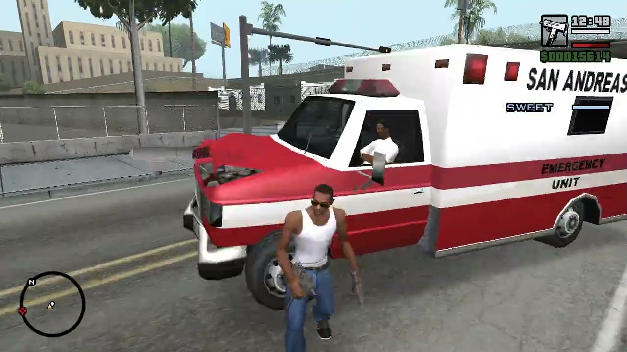 Gta San Andreas Mod First Person Mission 96 old Gameplay PC Laptop 