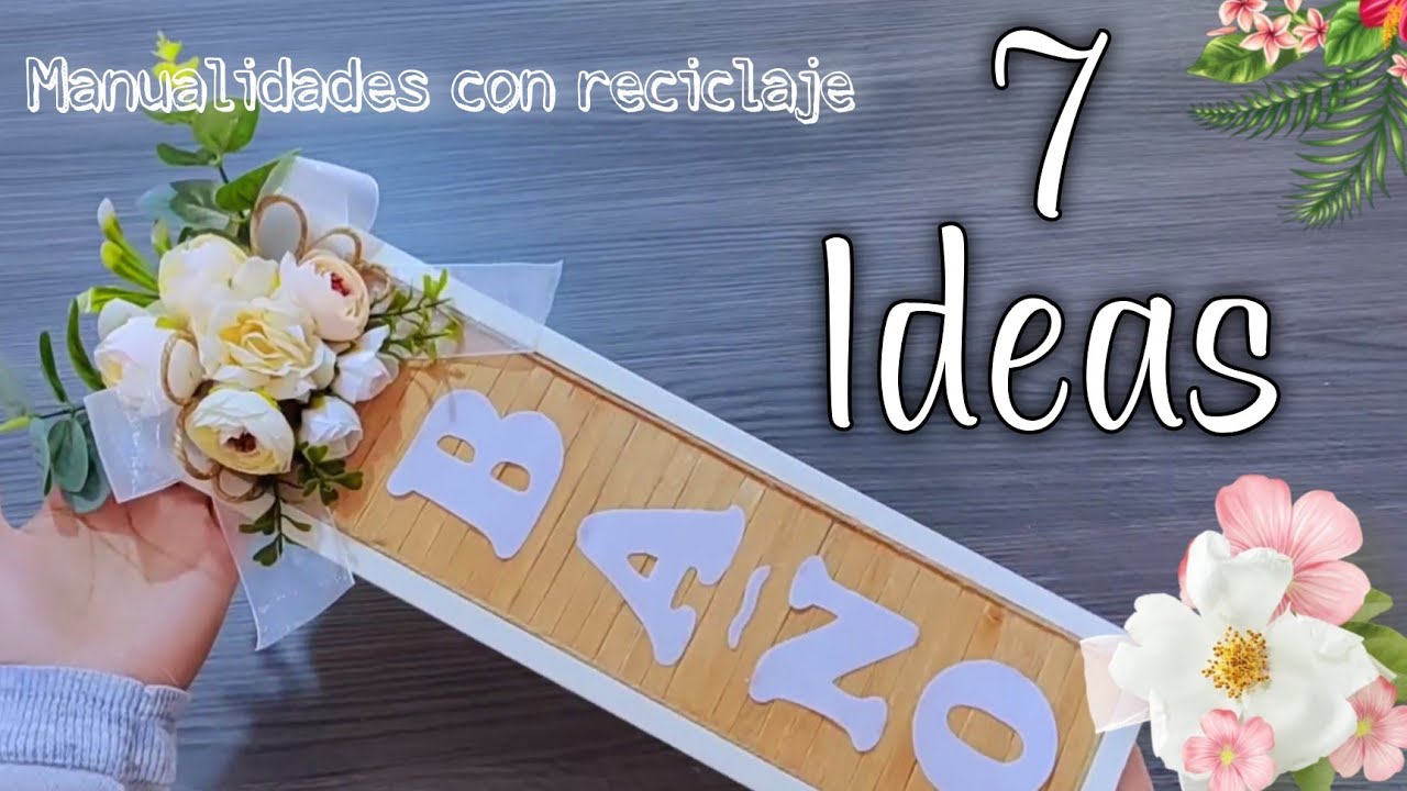 TIENES CARTÓN, FRASCOS, Y LATAS? MIRA QUE HERMOSAS MANUALIDADES PUEDES CREAR! / IDEAS CON RECICLAJE