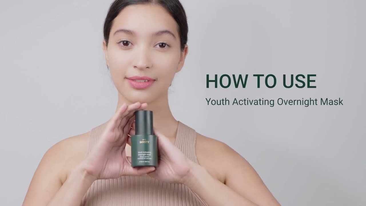 Invity Youth Activating Overnight Mask | How To Use