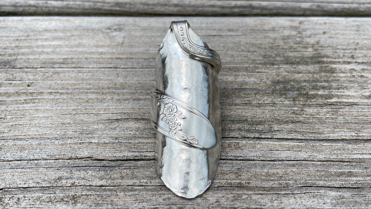Как сделать кольцо-коготь из ложки