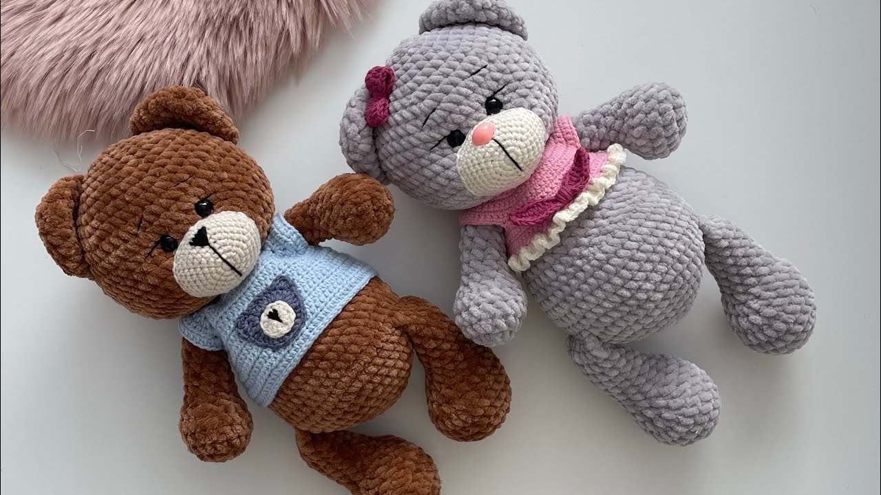 Kolay Ayıcık yapımı💙 1/3 Eng Subtitle (head,legs,arms,ears,kafa,kol,bacak,kulak) #amigurumitutorial