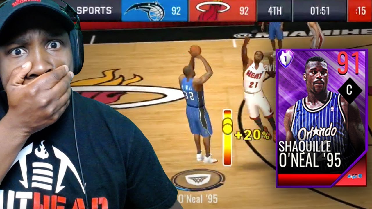 91 OVR SHAQ SHOOTING 3-POINTERS LIKE CURRY! NBA Live Mobile 19 Season 3 Gameplay Ep. 8