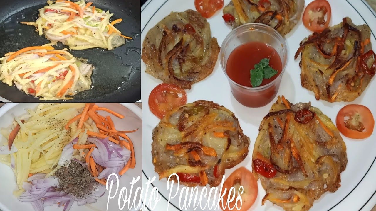 Potato Pancakes Recipe || Aloo Vegetables pancake Recipe || Snacks Recipe By Tasty secrets.....