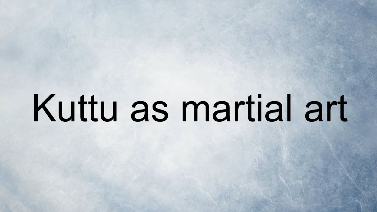 Kuttu as martial art.