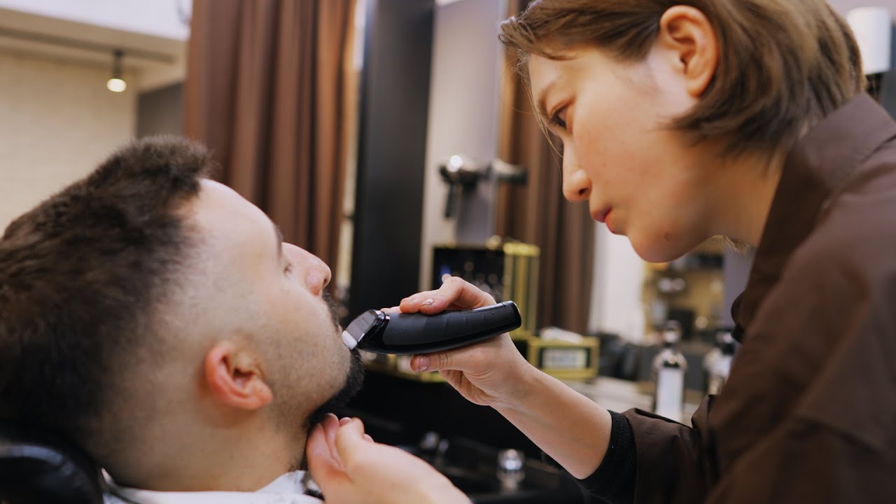 【ASMR】Barber Session｜女性バーバーのシェービング