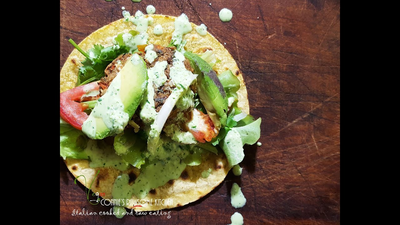 TEQUILA MARGARITA GLUTEN FREE VEGAN SLIDERS - BONUS DRUNKEN SAUCE  | Connie's  Rawsome kitchen