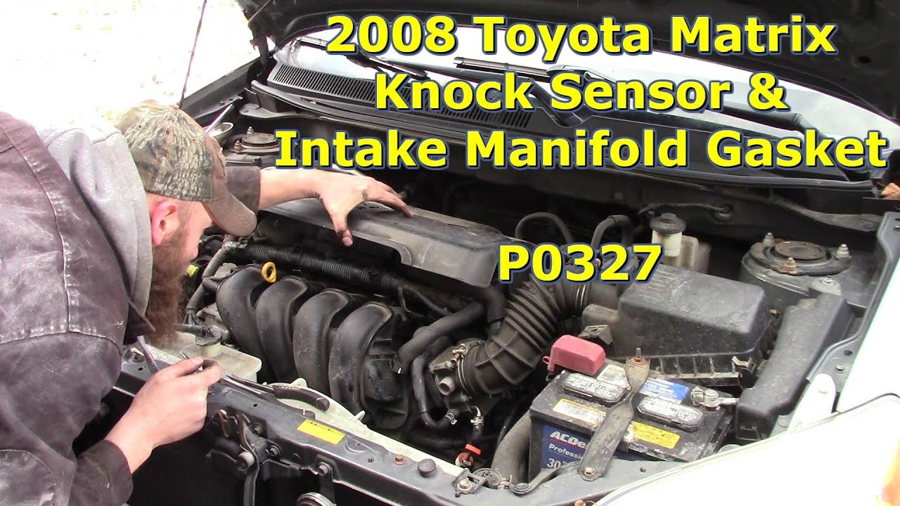 Pontiac Vibe & Toyota Matrix: Replace Knock Sensor & Intake Manifold Gasket by @GettinJunkDone