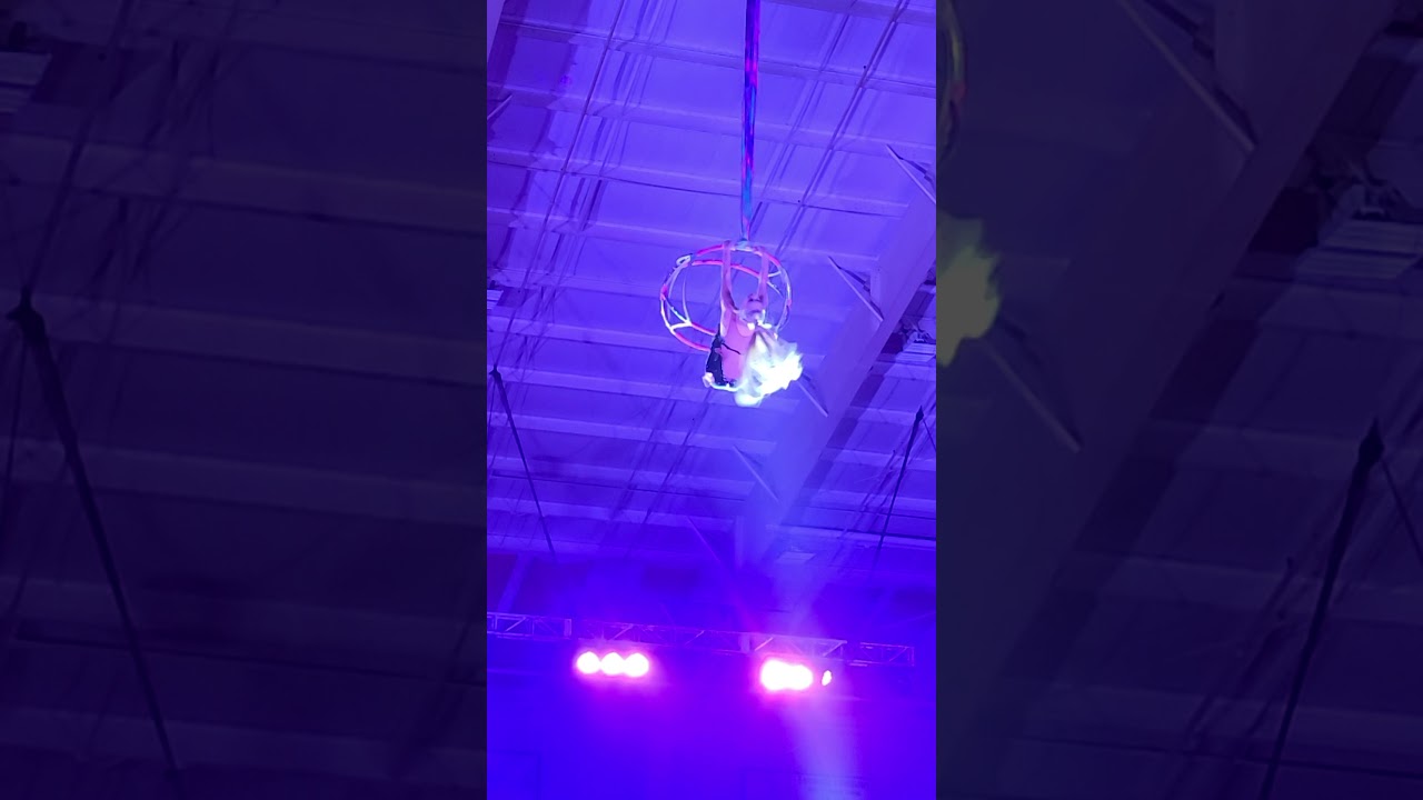 Charlene Hoover aerial Sphere for Jordan World Circus
