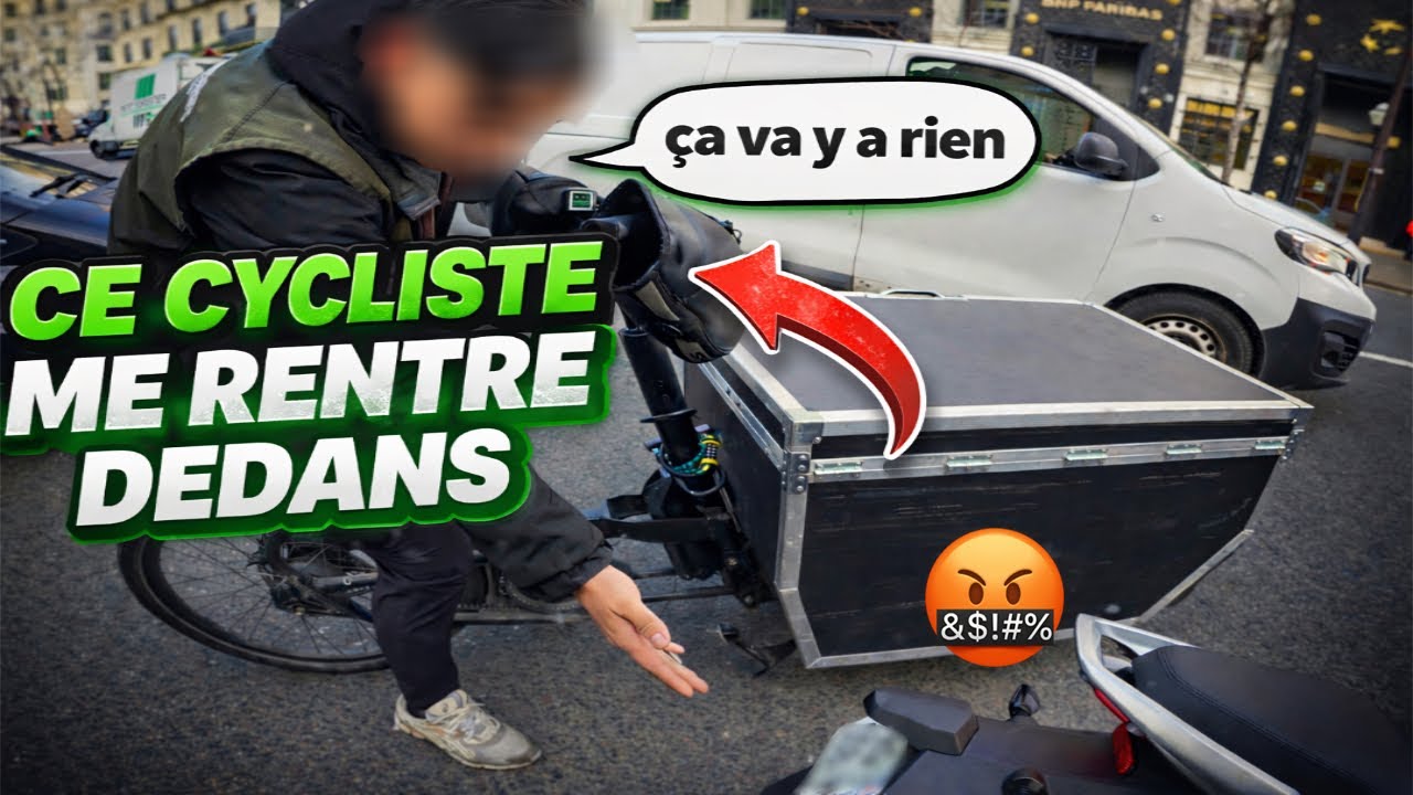 LES CYCLISTES PARISIENS 🙄 - MOTOVLOG 5