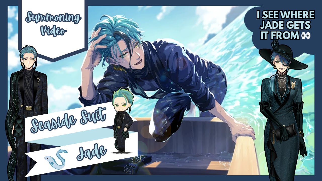 TWST EN Trials of Rowmance Summoning | PRETTY-BOY JADE