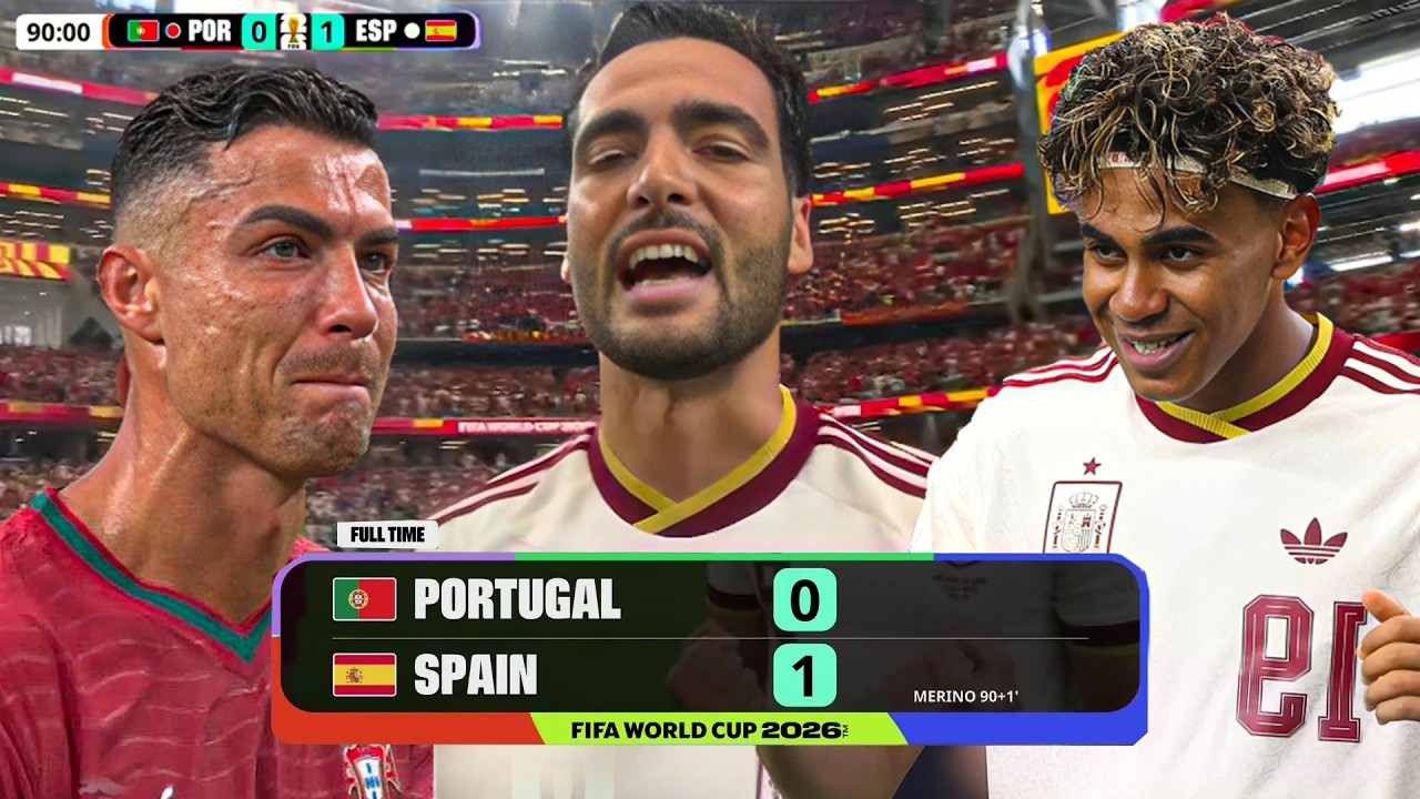 Portugal vs Spain Highlights, FIFA WC 2026, Spain vs Portugal 1-0 Highlights, Portugal vs Espa&ntilde;a