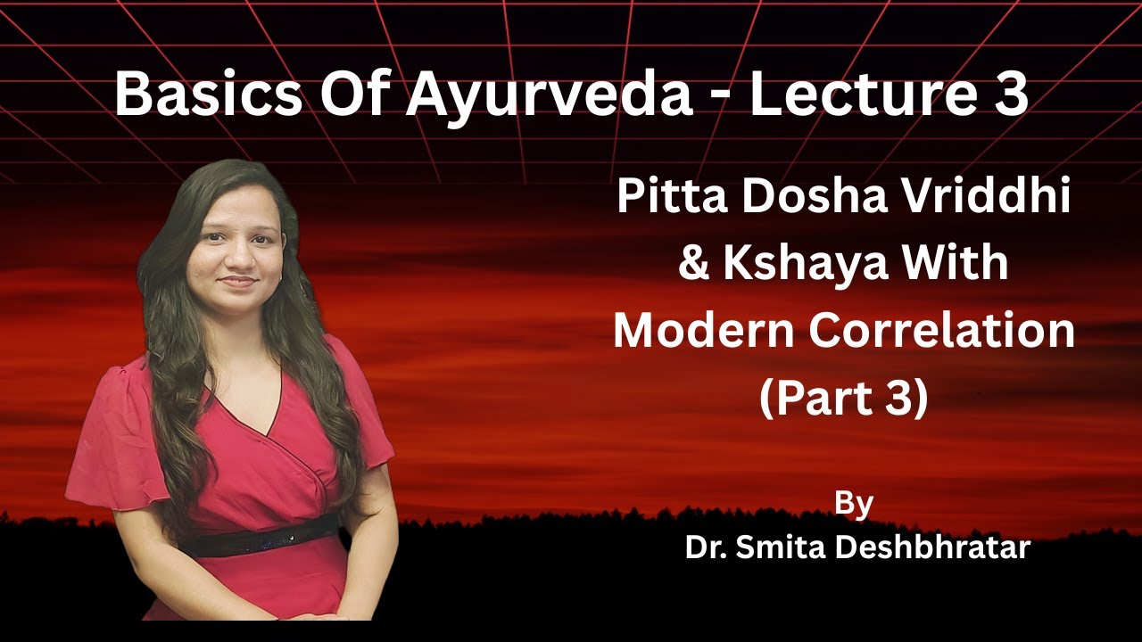 Pitta Dosha Vriddhi & Kshaya Simplified - (Part 3)