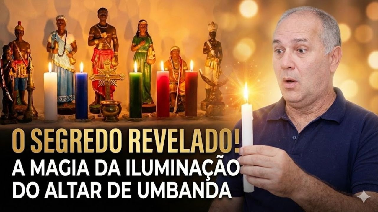 O Segredo Revelado: A Magia da Iluminação e das Velas no Altar de Umbanda