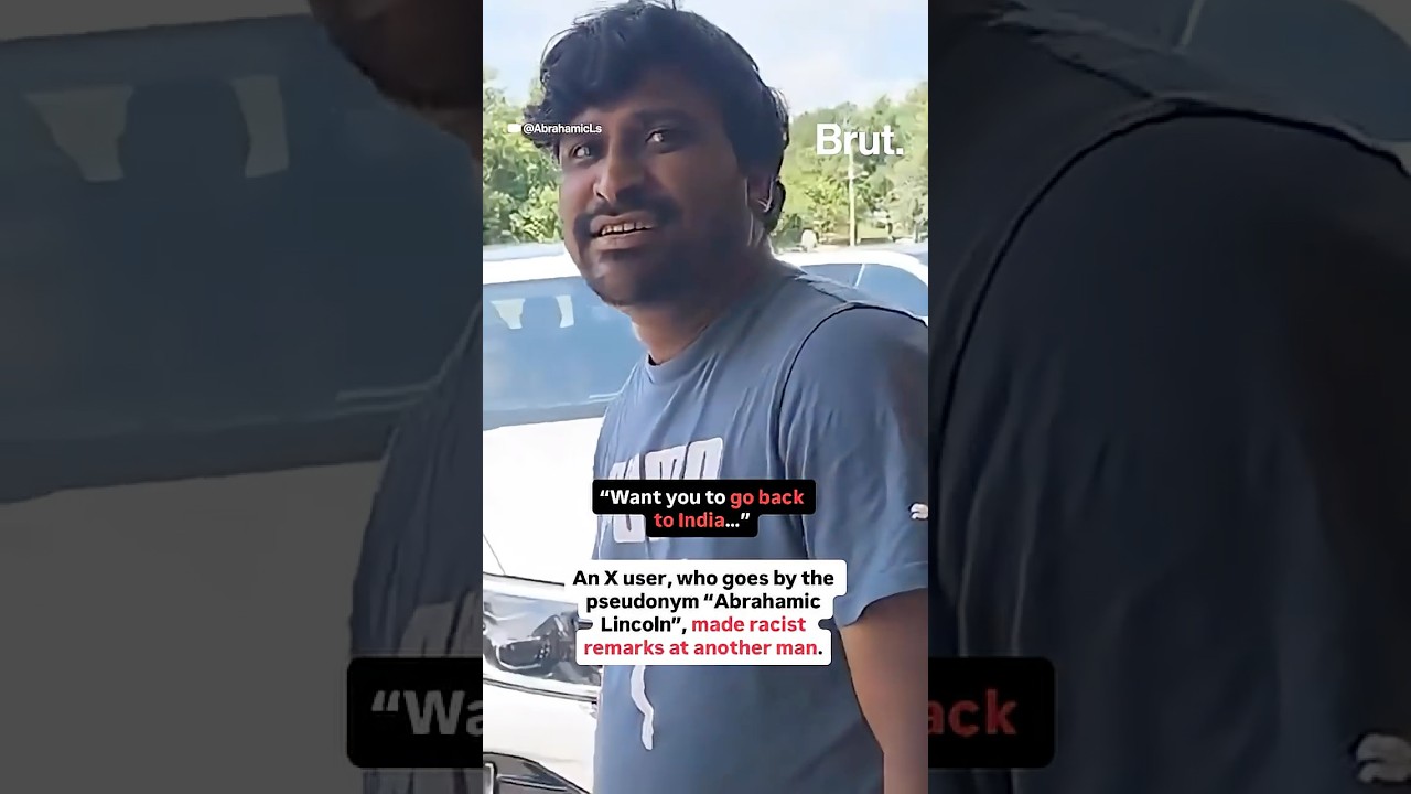 A man filmed himself telling saying &ldquo;go back to India&rdquo; & making racist comments during the encounter