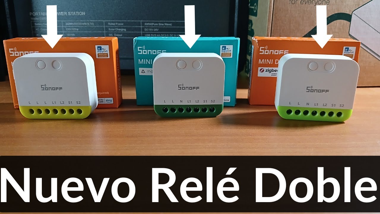 ¡BOMBA Sonoff! Relés de 2 Canales con MATTER y Zigbee (Con y Sin Neutro) Sonoff Mini Duo