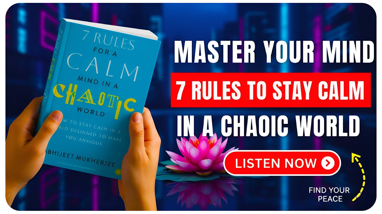 7 Rules for a Calm Mind in a Chaotic World | Abhijeet Mukherjee | Complete Audiobook Summary