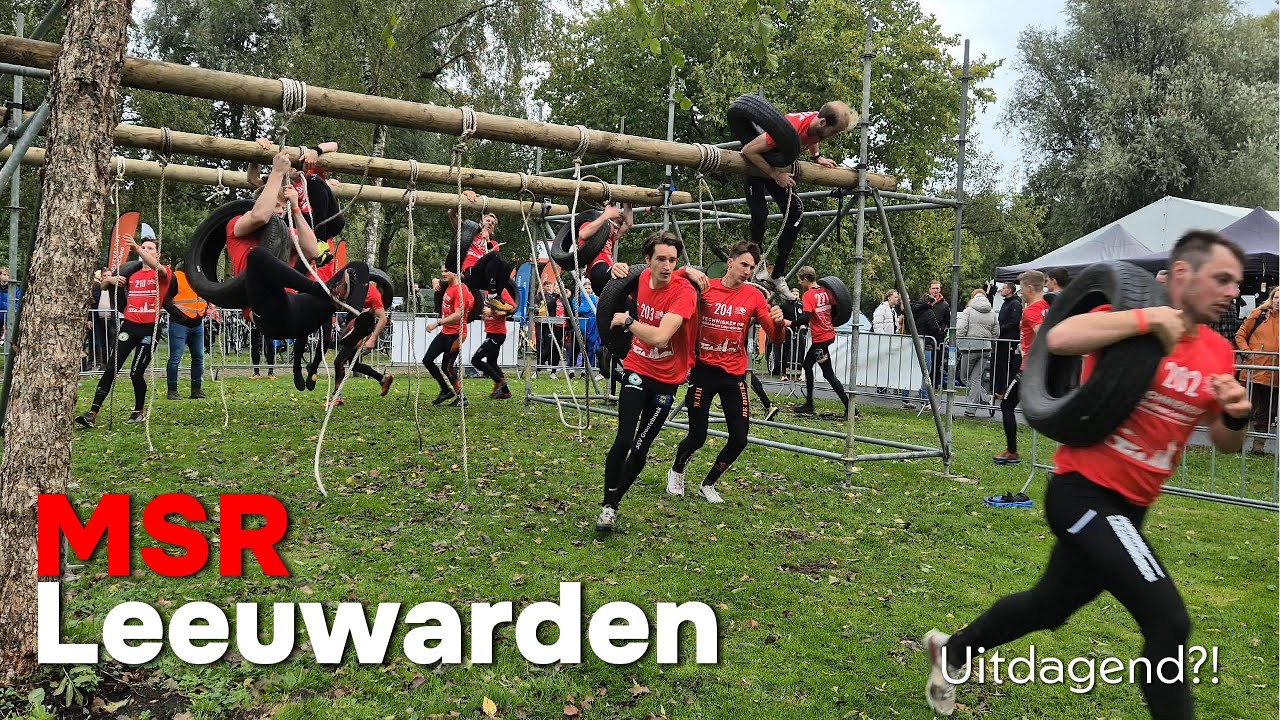 Survivalrun Leeuwarden 2025 - MSR  flink potje klimmen